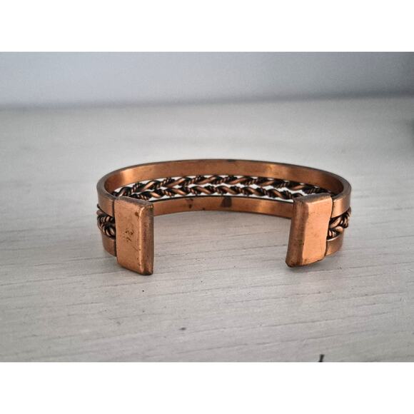 Vintage Copper Cuff Bracelet - Picture 4 of 7
